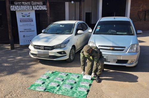 Santiago del Estero -Ocultaban más de 13 kilos de cocaína en el interior de las puertas traseras de un auto