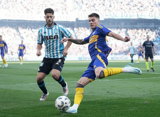 Boca perdió el clásico ante Racing por 2 a 1